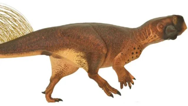 Необычайное ископаемое возрастом 125 миллионов лет продемонстрировало динозавра во время битвы