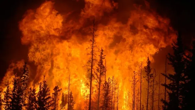 Лесные пожары в Канаде распространяются